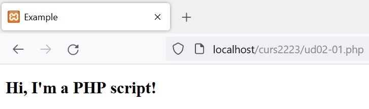 Unit 02. PHP basics. Strings, dates and arrays.